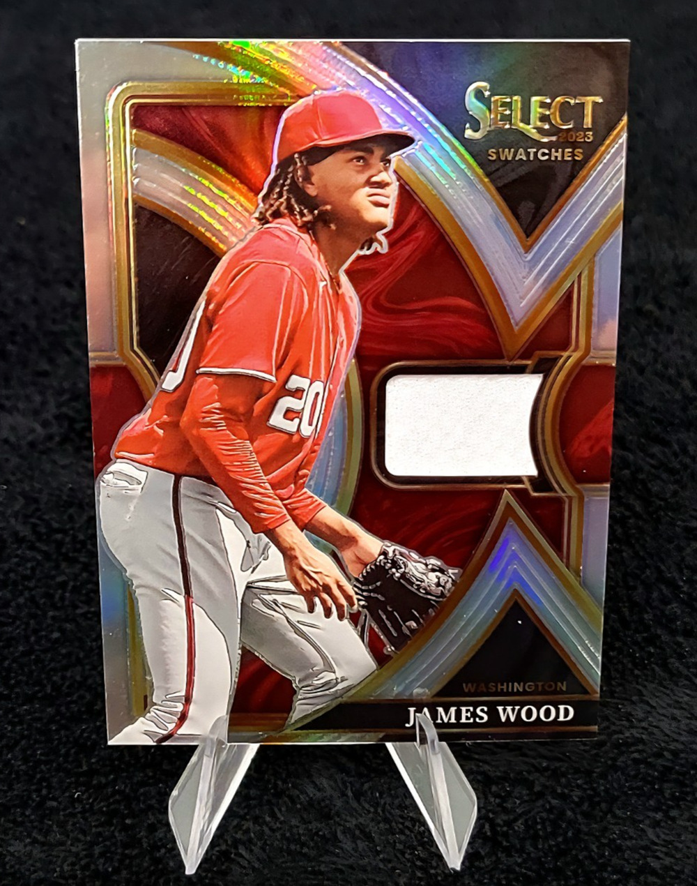 James Wood 120/199 2023 Select RC Swatches Prizms Silver #16